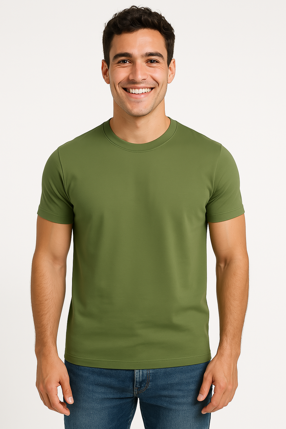 Moss Green Elevated T-Shirt