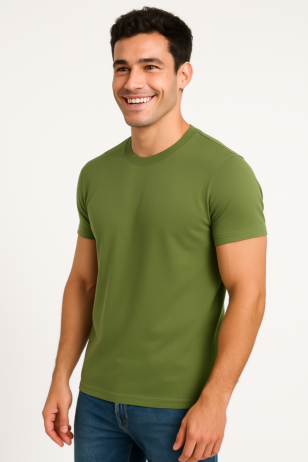 Moss Green Elevated T-Shirt