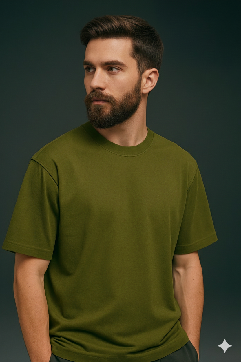 Forest Olive Oversize