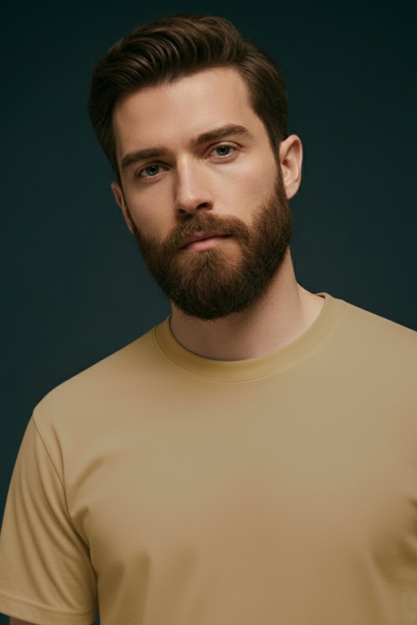 Bright Beige Regular Fit