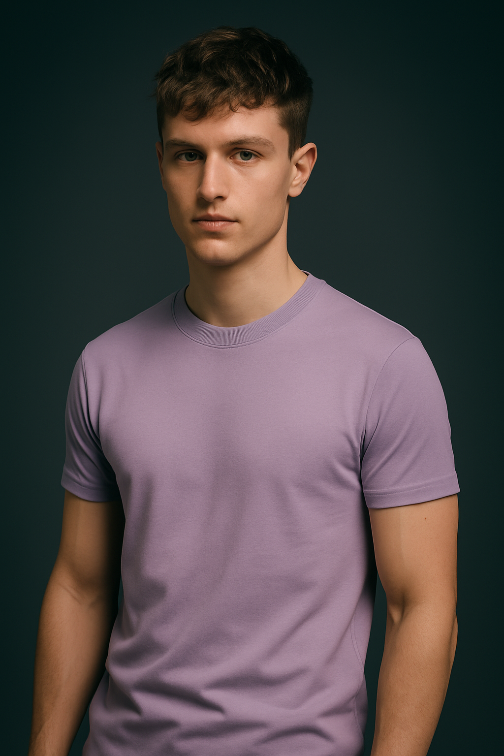 Soft Lilac Refined T-Shirt