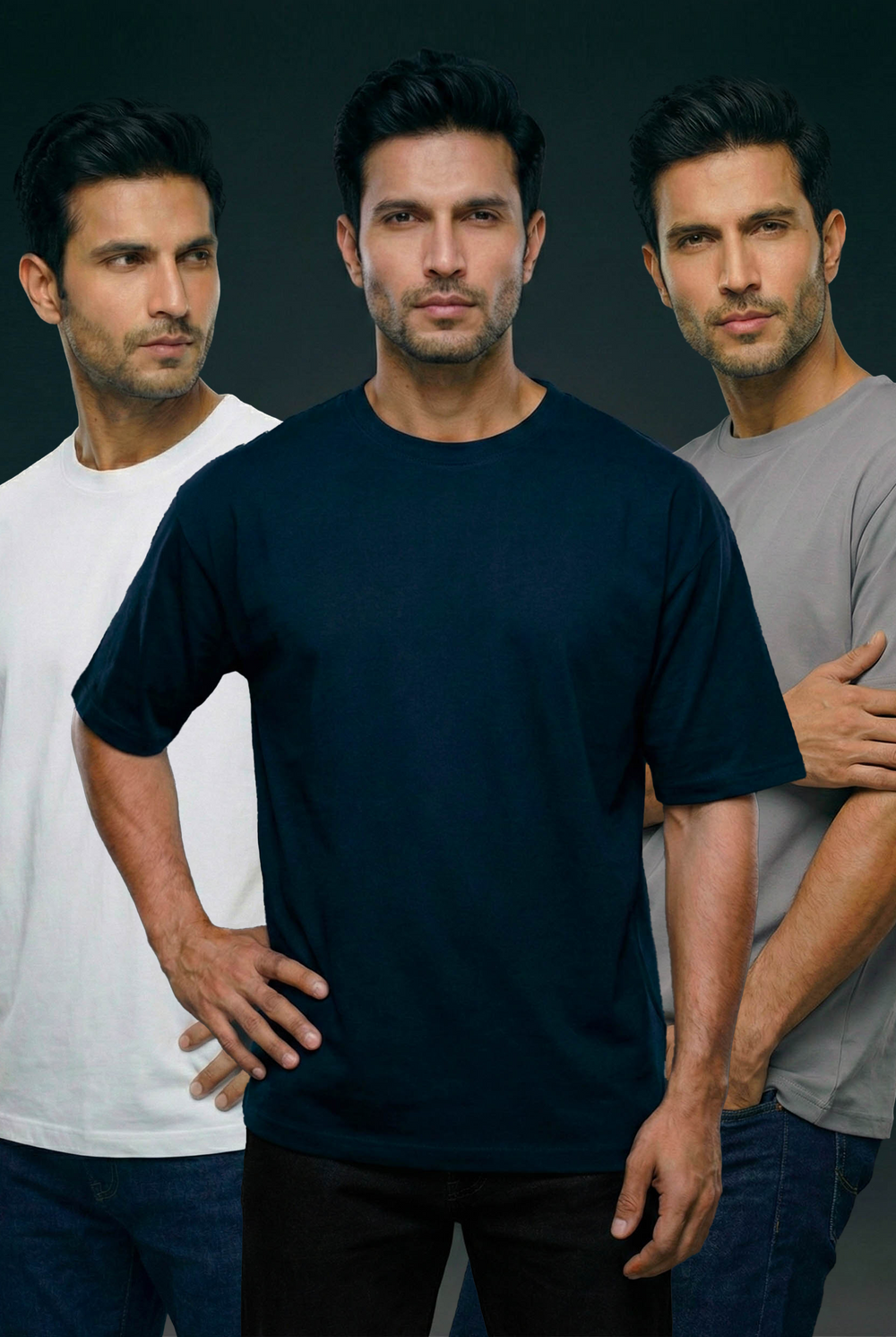 Cool Tones Oversize - 3 Pack