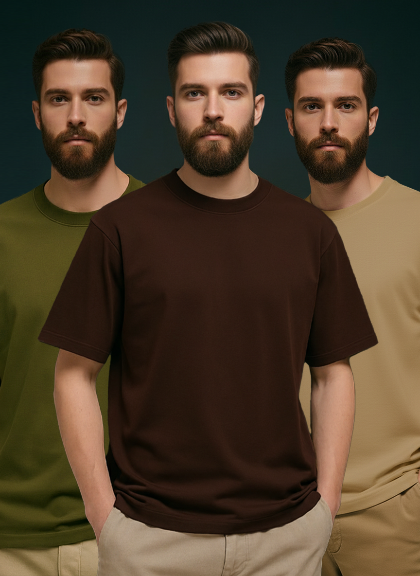 Earthy Set Oversize - 3 Pack