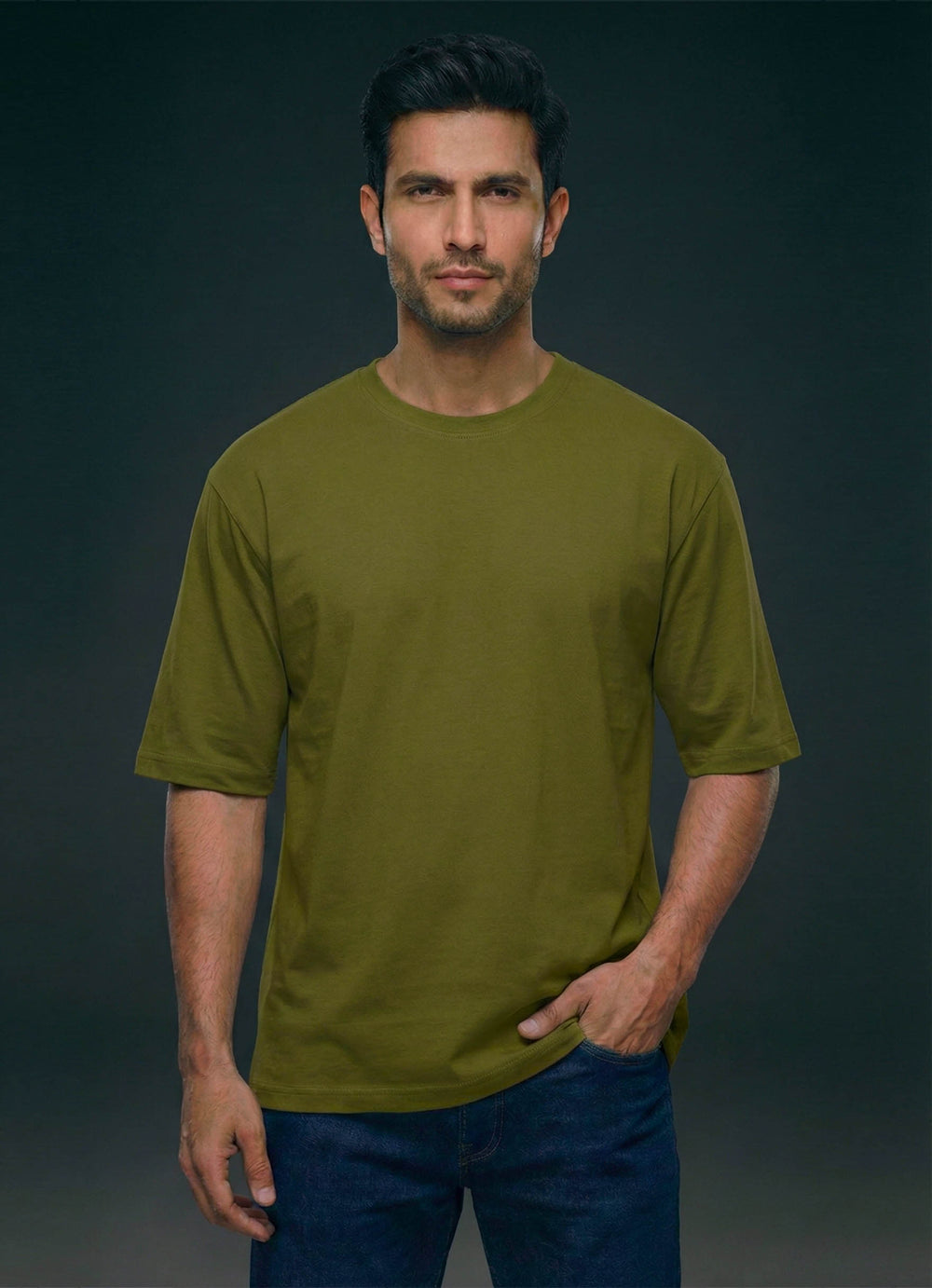 Forest Olive Oversize
