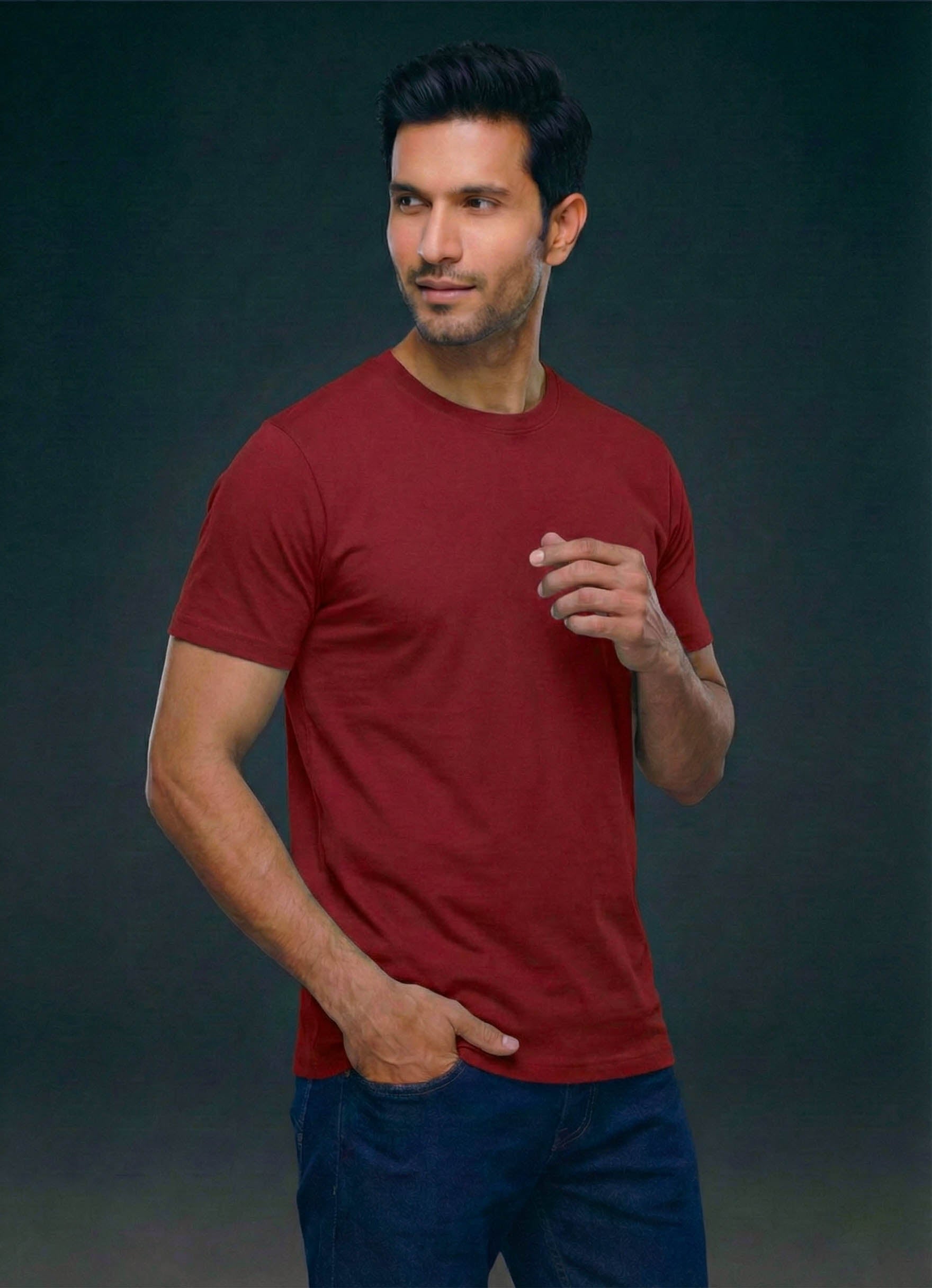 Cranberry Red Regular Fit