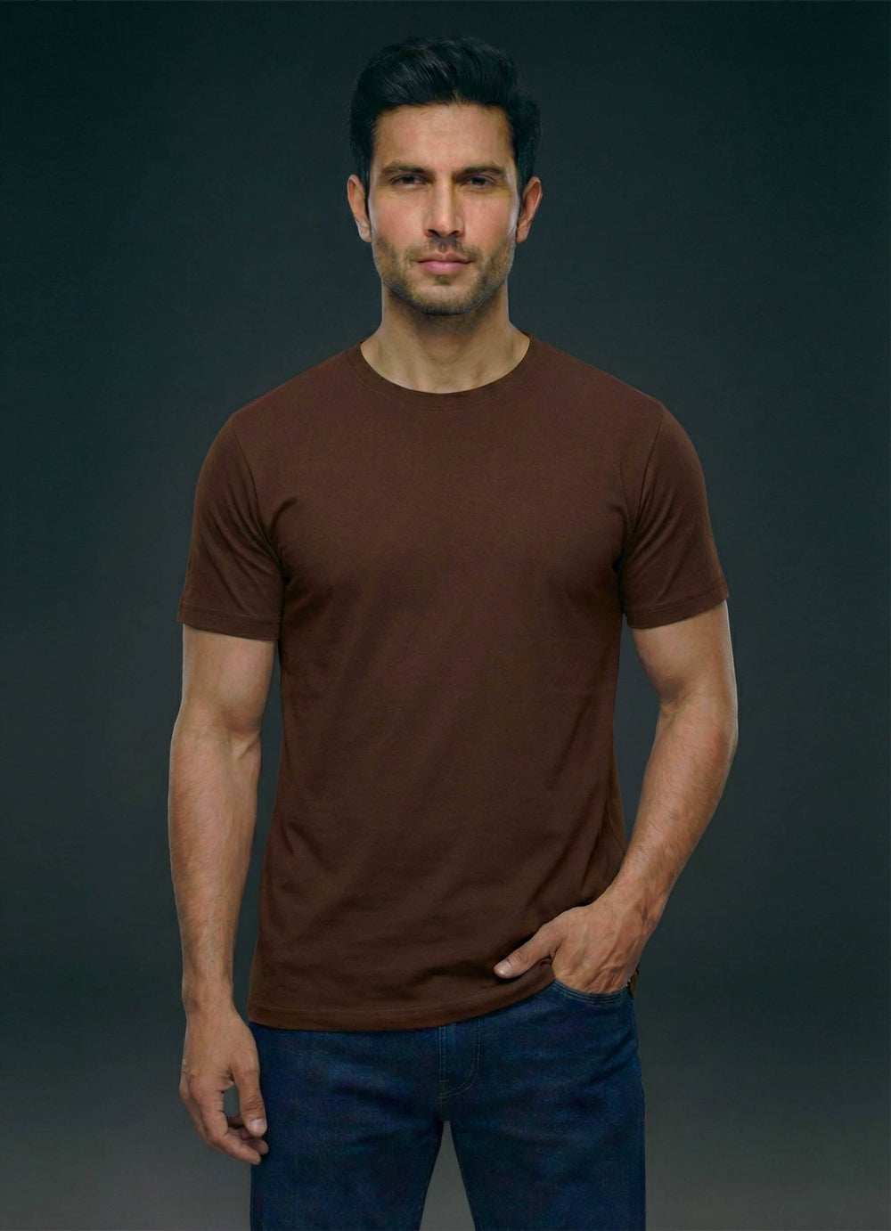 Cocoa Brown Regular Fit