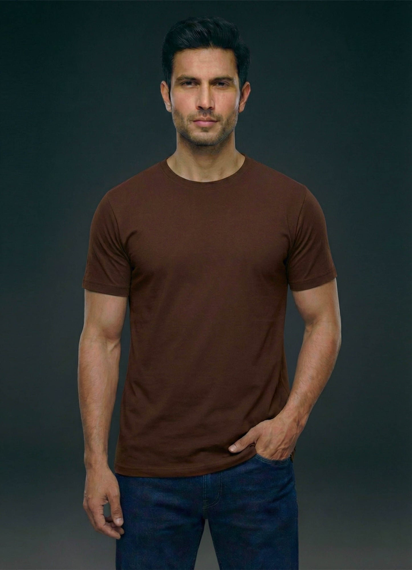 Cocoa Brown Regular Fit