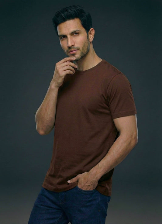 Cocoa Brown Regular Fit