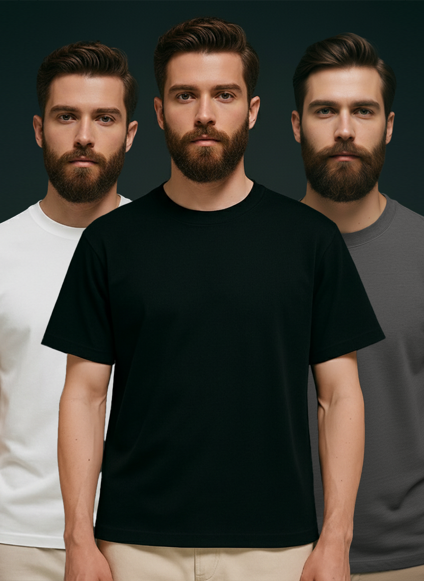 Neutral Trio Regular Fit - 3 Pack