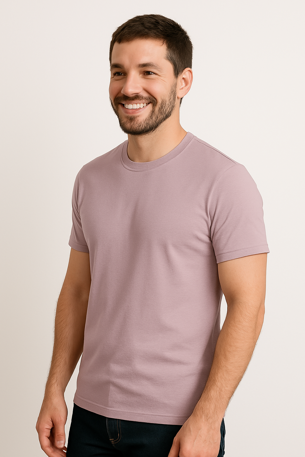 Soft Lilac Refined T-Shirt