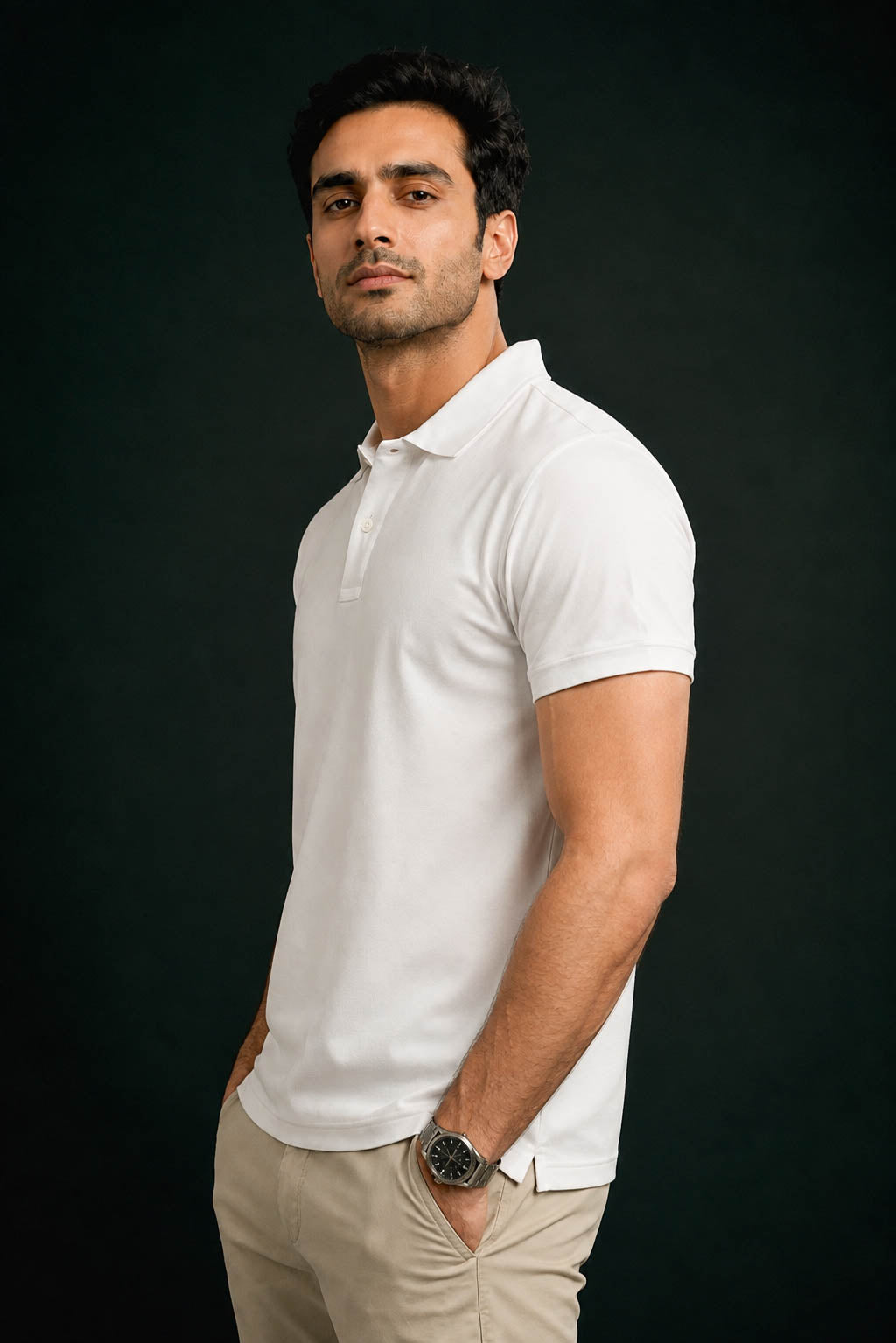 Arctic White Polo